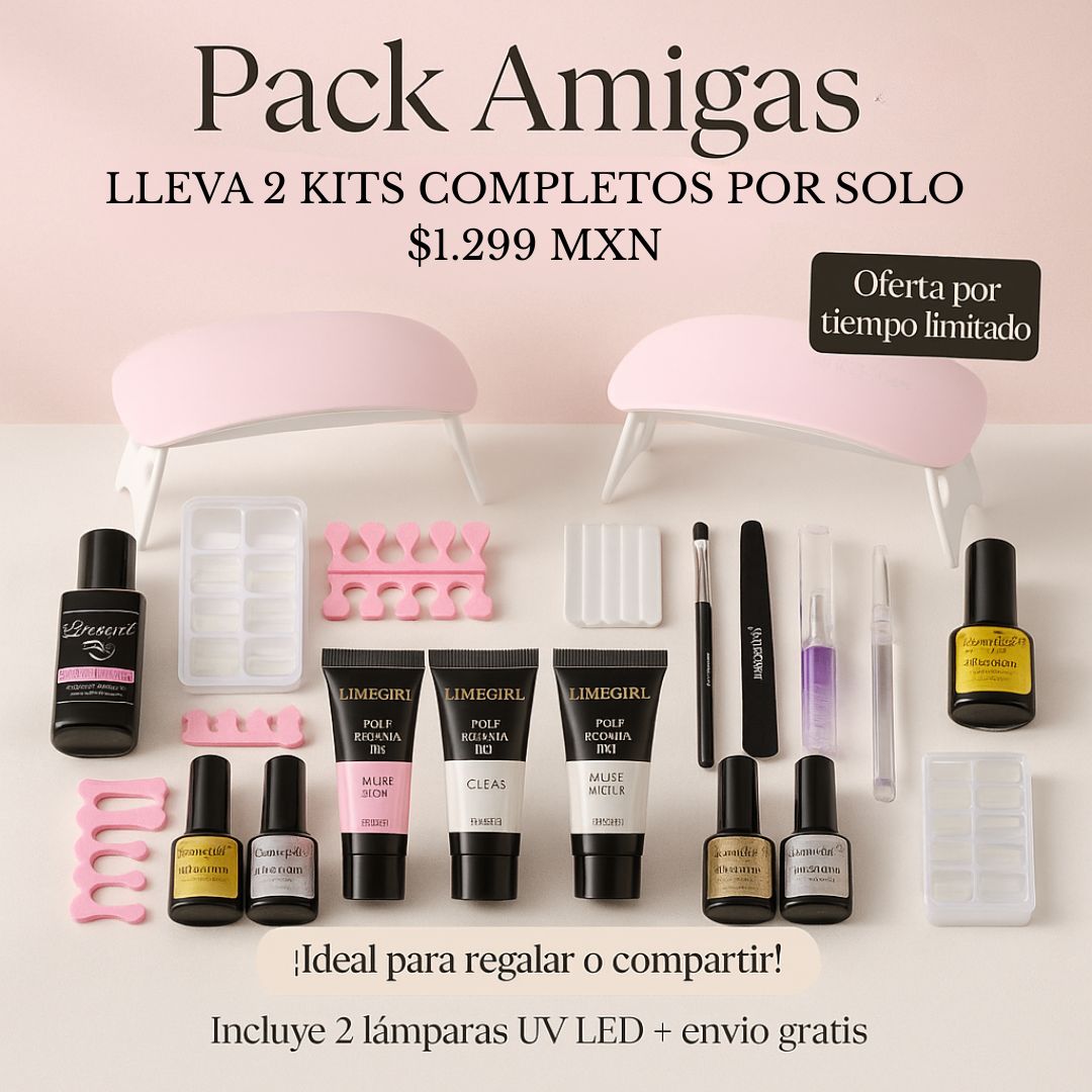 Kit Polygel Completo + Lámpara de Regalo🎁